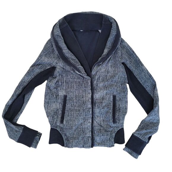 Lululemon To Class Jacket burlap texture black dune size 2 - Picture 15 of 16